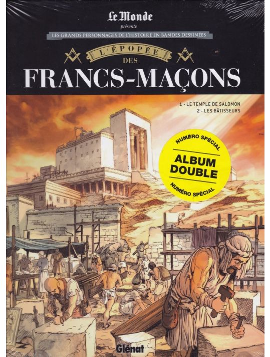 L'épopée des Francs-Maçons - album double tomes 1 et 2 main product photo