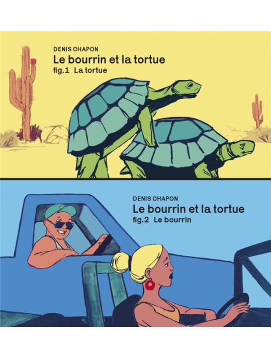 le bourrin et la tortue ; flip book main product photo