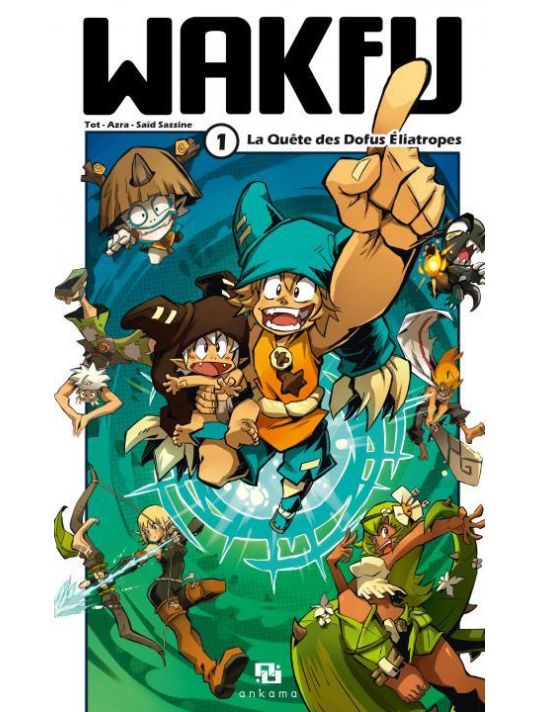 wakfu tome 1 - la quête des dofus éliatropes main product photo