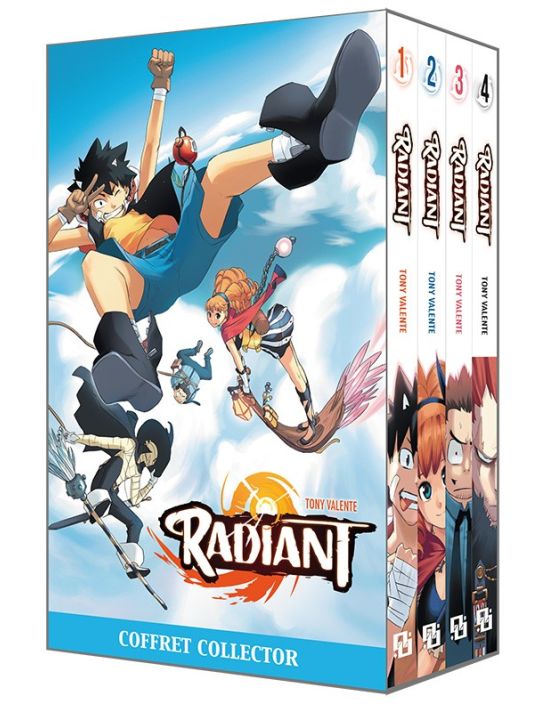 Fourreau Radiant tome 1 à tome 4 + Poster main product photo