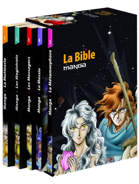 la bible en manga : coffret Tomes 1 à 5 main product photo