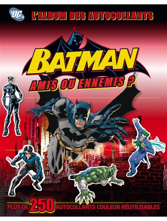Batman, amis ou ennemis ; l'album des autocollants main product photo