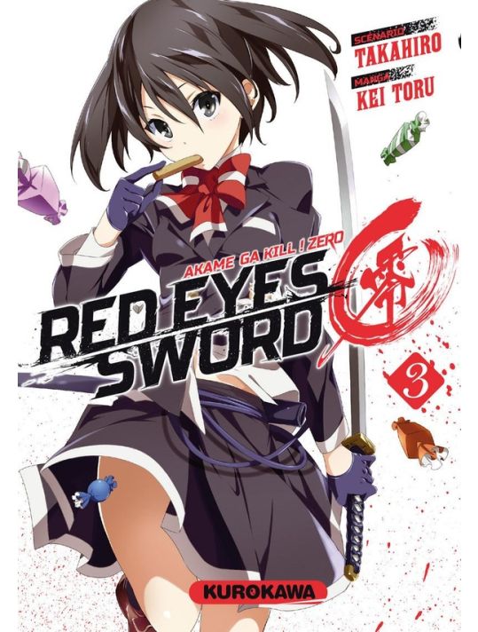 Red eyes sword - Akame ga kill ! Zero tome 3 main product photo