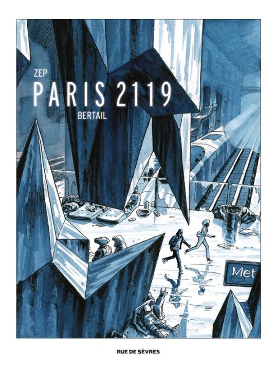 Paris 2119 - grand format lavis main product photo