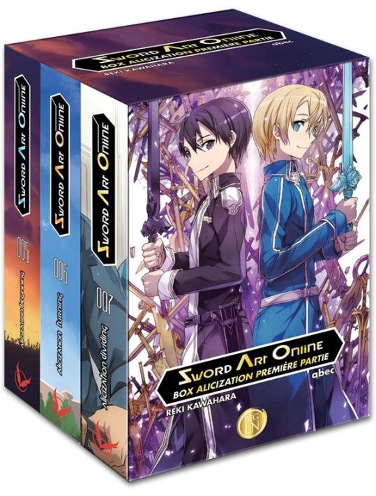 Sword art online (roman) - coffret tomes 5 à 7 main product photo