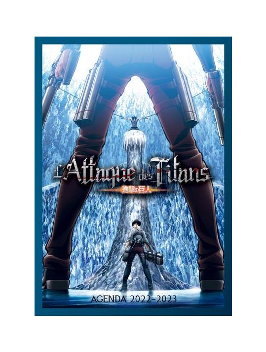 Agenda l'attaque des titans 2022-2023 main product photo