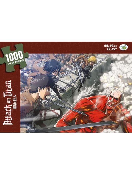 L'attaque des titans - puzzle 1000 pièces main product photo