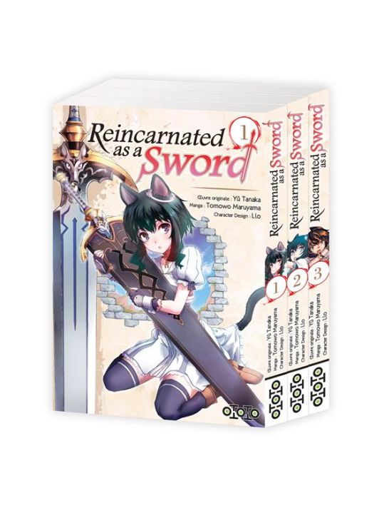 Reincarnated as a sword - pack tomes 1 à 3 main product photo