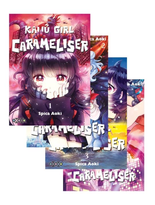 Kaiju girl carameliser - pack tomes 1 à 4 main product photo