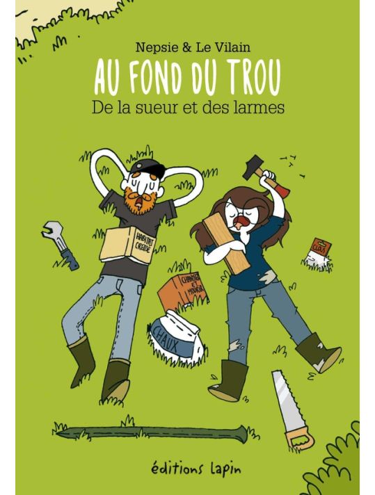Au fond du trou - de la sueur et des larmes main product photo