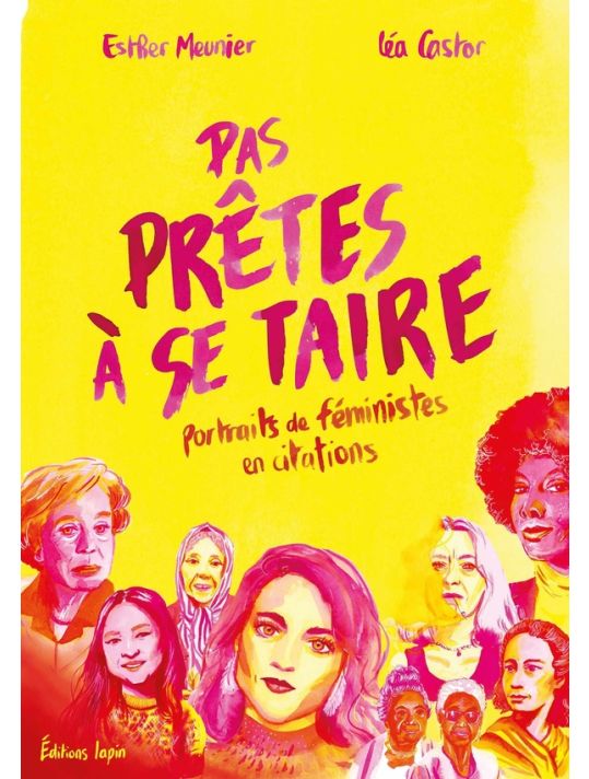 Pas prêtes à se taire - Portraits de féministes en citations main product photo