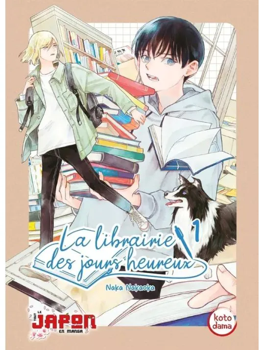 Couverture française du tome 1 de La librairie des jours heureux, ISBN 978-2-38046-243-2
