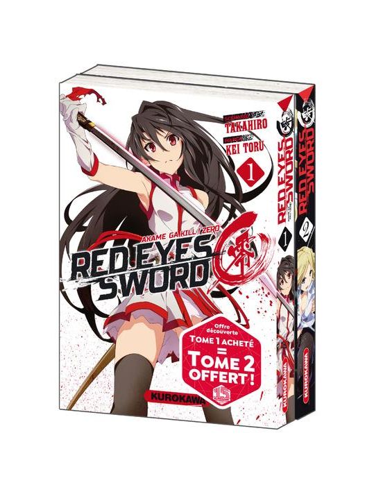 Red eyes sword - Akame ga kill ! Zero - pack tomes 1 et 2 main product photo
