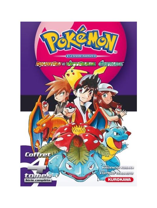 Pokémon - coffret - Rouge Feu et Vert Feuille / Emeraude tomes 1 à 4 main product photo