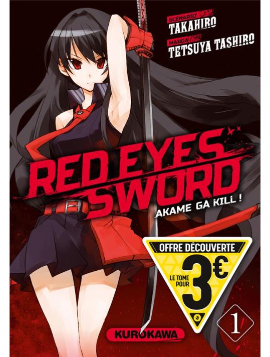 Red eyes sword - Akame ga kill tome 1 (petit prix) main product photo