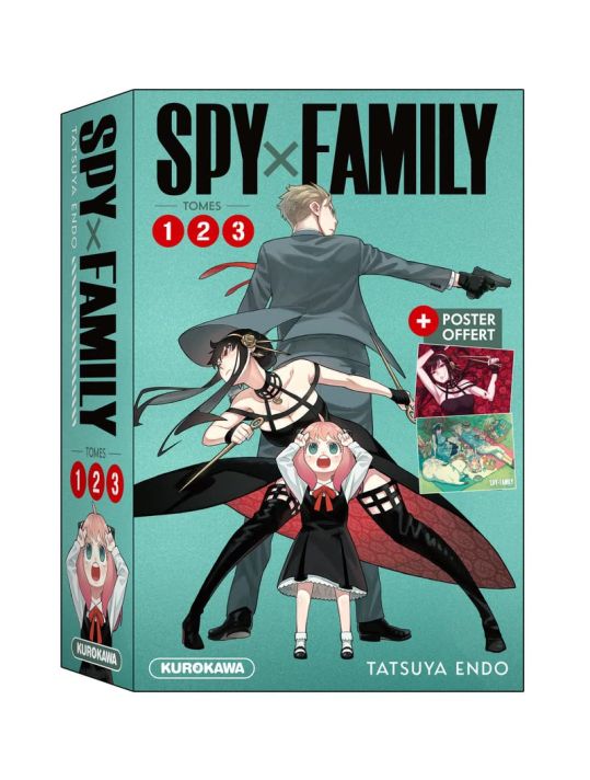 Spy x family - coffret tomes 1 à 3 main product photo