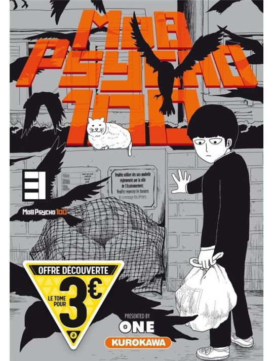Mob psycho 100 tome 3 (petit prix) main product photo