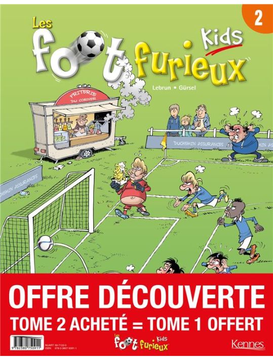 Les Foot Furieux kids pack tomes 1 et 2 main product photo