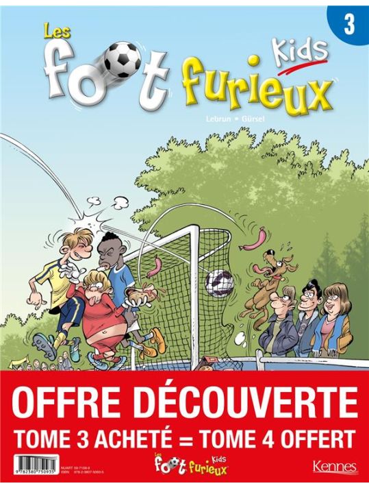 Les Foot Furieux kids pack tomes 3 et 4 main product photo