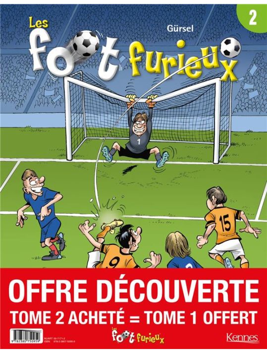 Les Foot Furieux - pack tomes 1 et 2 main product photo