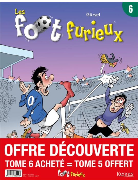 Les Foot Furieux - pack tomes 5 et 6 main product photo