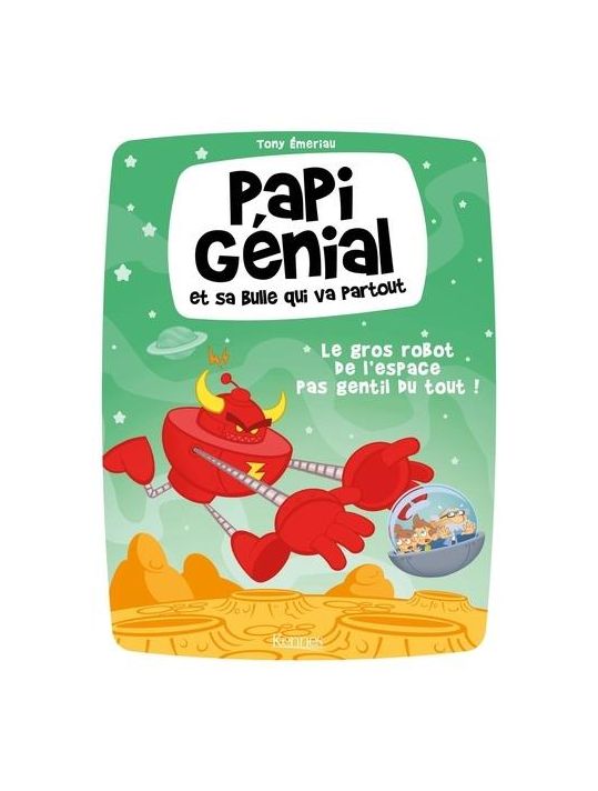 Papi génial et sa bulle qui va partout tome 1 main product photo