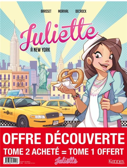 Juliette - pack tomes 1 et 2 - New York - Paris main product photo