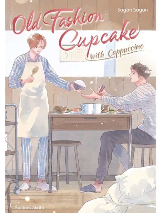 Old fashion cupcake with cappuccino main product photo