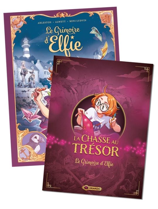 Le grimoire d'Elfie tome 1 + Chasse au trésor main product photo