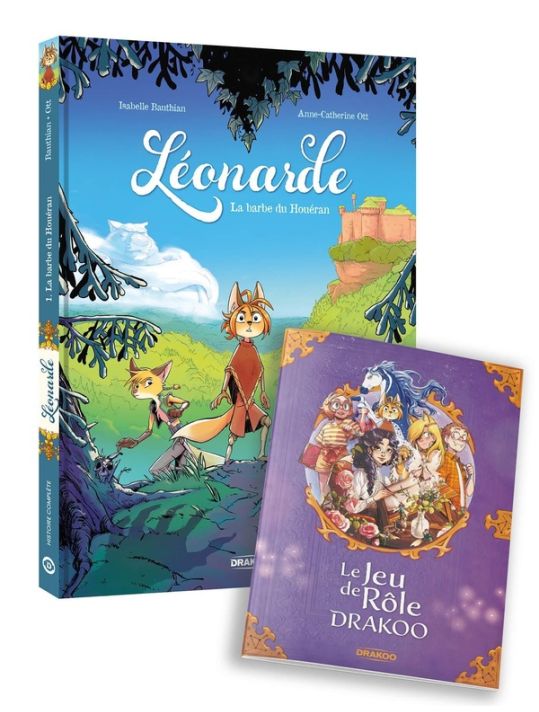 Léonarde tome 1 + jeu de rôle offert main product photo