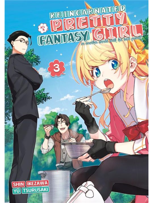 Reincarnated as a pretty fantasy girl tome 3 main product photo