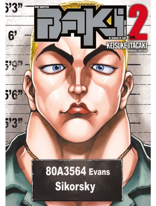 New grappler Baki tome 2 main product photo