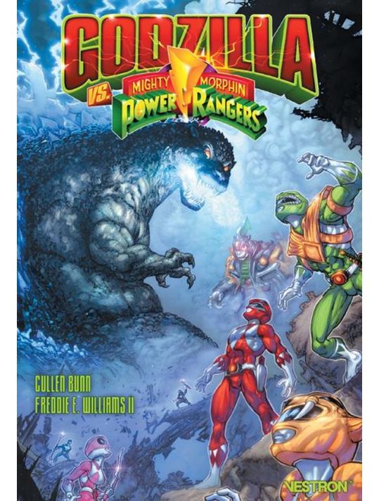Godzilla vs. Mighty morphin power rangers main product photo