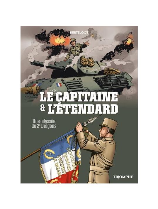 Le capitaine et l'étendard - Une odyssée du 2e Dragons main product photo