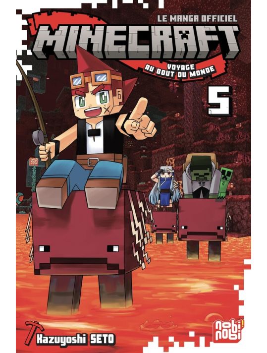Minecraft, le manga officiel - Voyage au bout du monde tome 5 main product photo