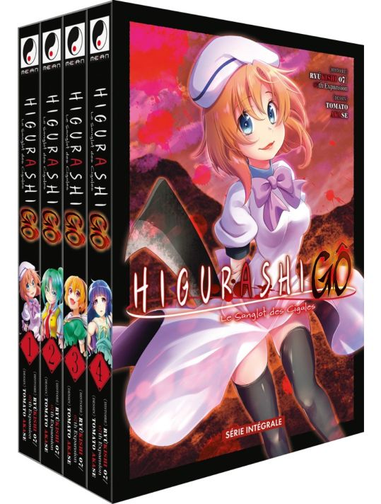 Higurashi - Le Sanglot des Cigales - Gô - coffret intégrale tomes 1 à 4 main product photo