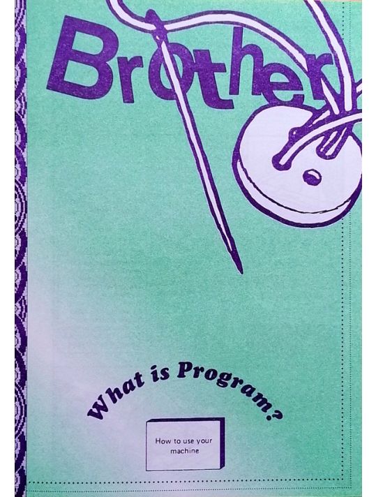Brother - What is Program? How to use your machine main product photo
