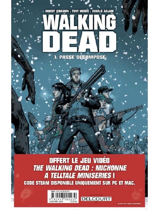 Walking dead tome 1 - prime jeu vidéo main product photo