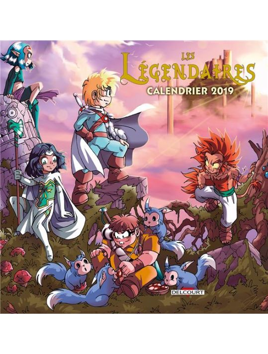 Les légendaires - calendrier 2019 main product photo