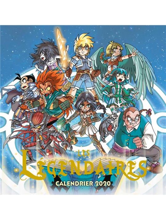 Les légendaires - calendrier 2020 main product photo