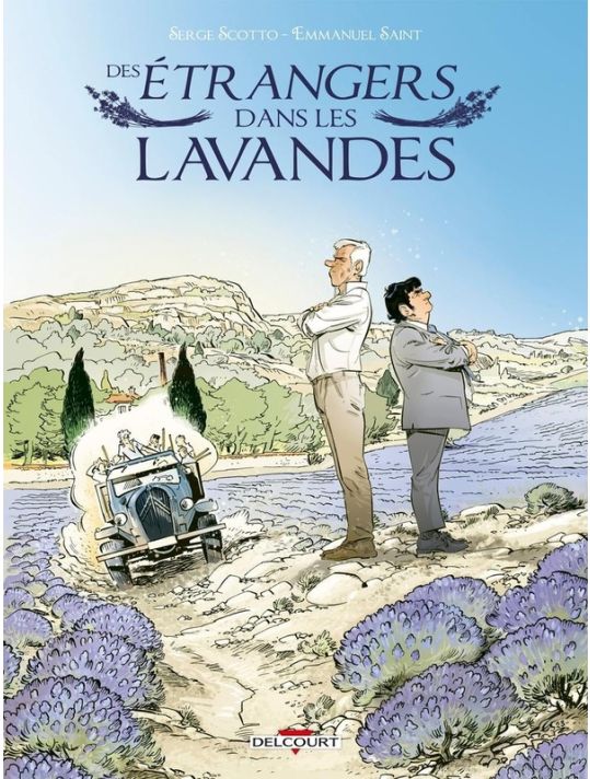 Des étrangers dans les lavandes main product photo