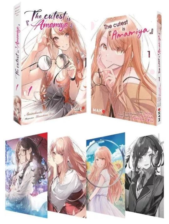 The cutest is Amamiya - pack découverte tome 1 + light novel main product photo