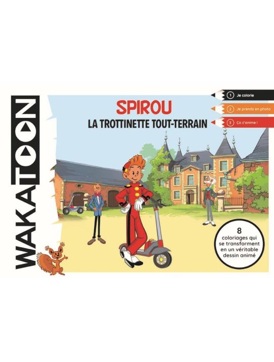 Wakatoon - Spirou et Fantasio, la trottinette tout terrain main product photo