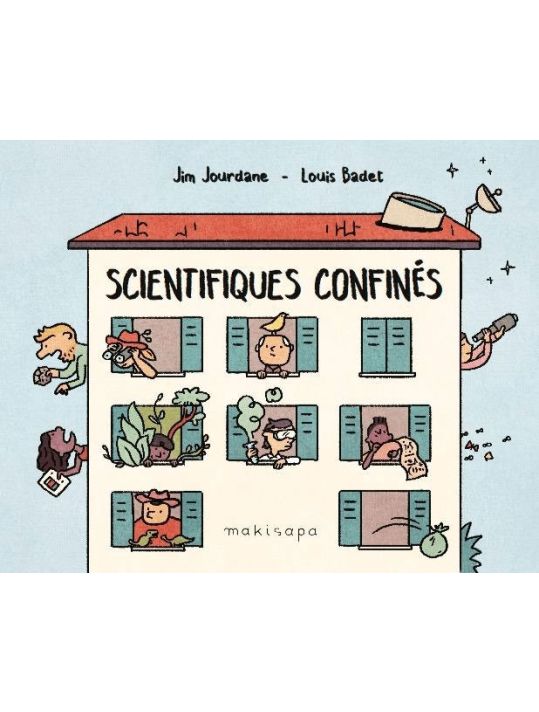 Scientifiques confinés main product photo