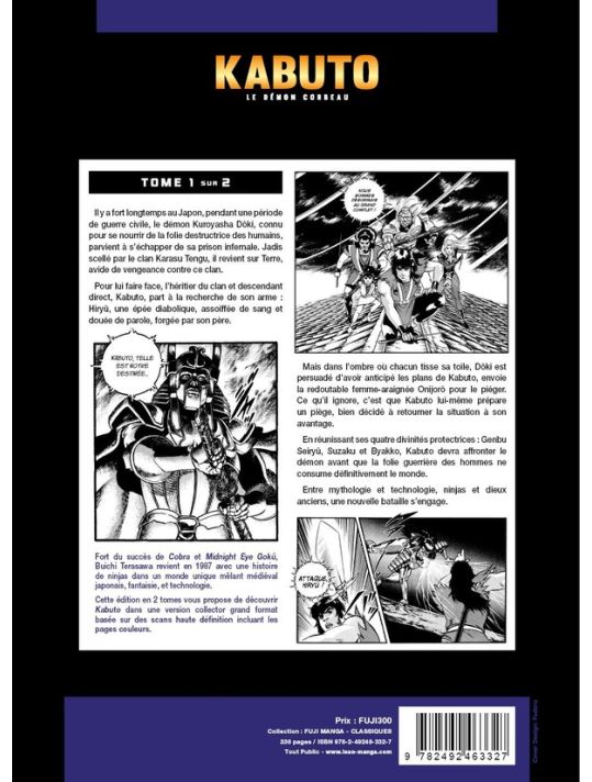 Kabuto - le démon corbeau tome 1 main product photo