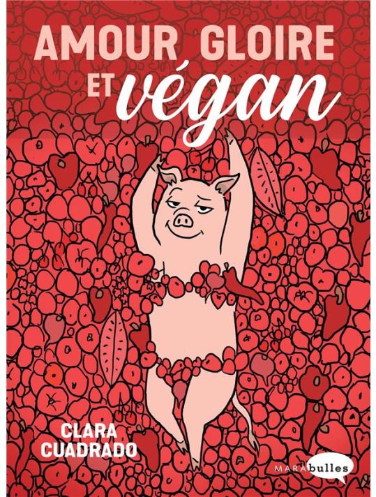 Amour, gloire et vegan main product photo