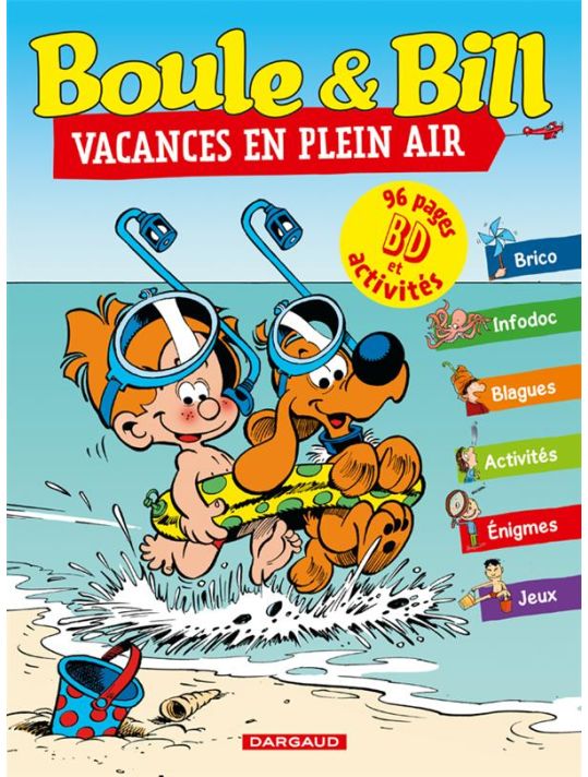 Boule et Bill ; vacances en plein air main product photo