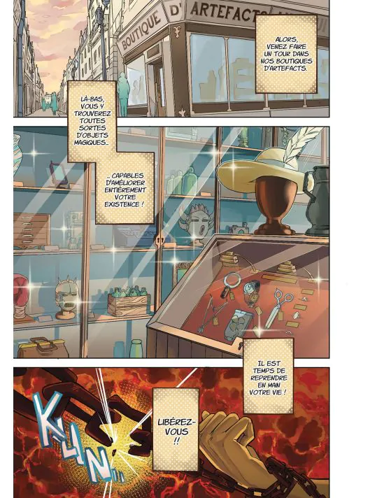 La boutique d'artefacts tome 1