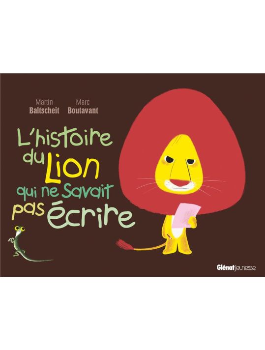 l'histoire du lion qui ne savait pas écrire main product photo