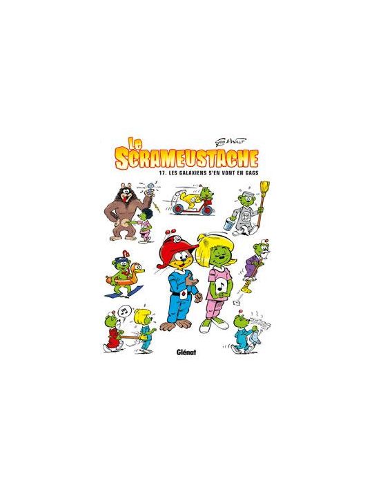 le scrameustache tome 17 - les galaxiens s'en vont en gags main product photo